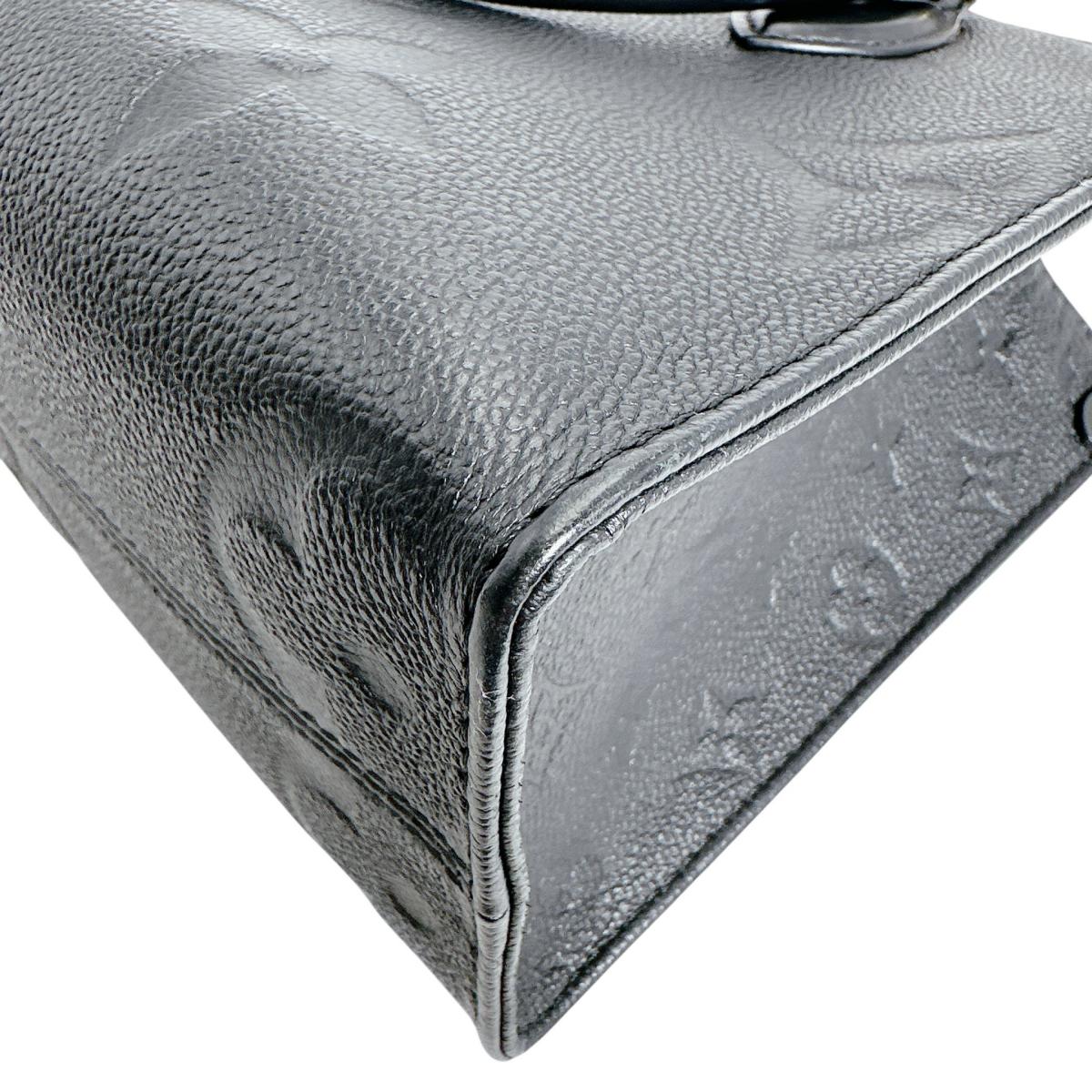 ルイヴィトン LOUIS VUITTON トートバッグ
 ハンドバッグ モノグラムアンプラント オンザゴーPM モノグラムアンプラント M45653 ノワール LV
 【SS】
 【中古】