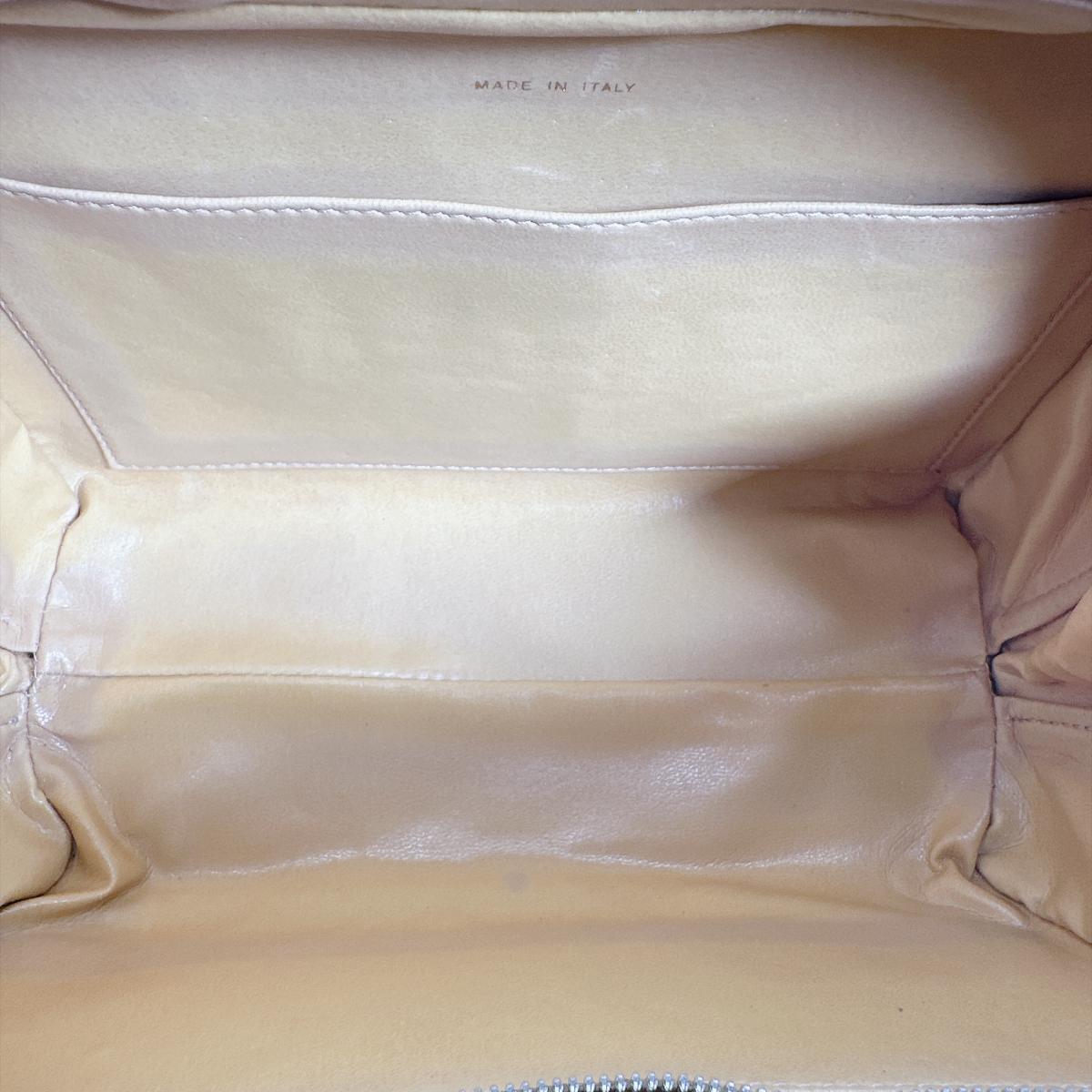 セリーヌ CELINE ハンドバッグ
 ミニバッグ トリオンフ マカダム PVC ブラウン 【SS】
 【中古】