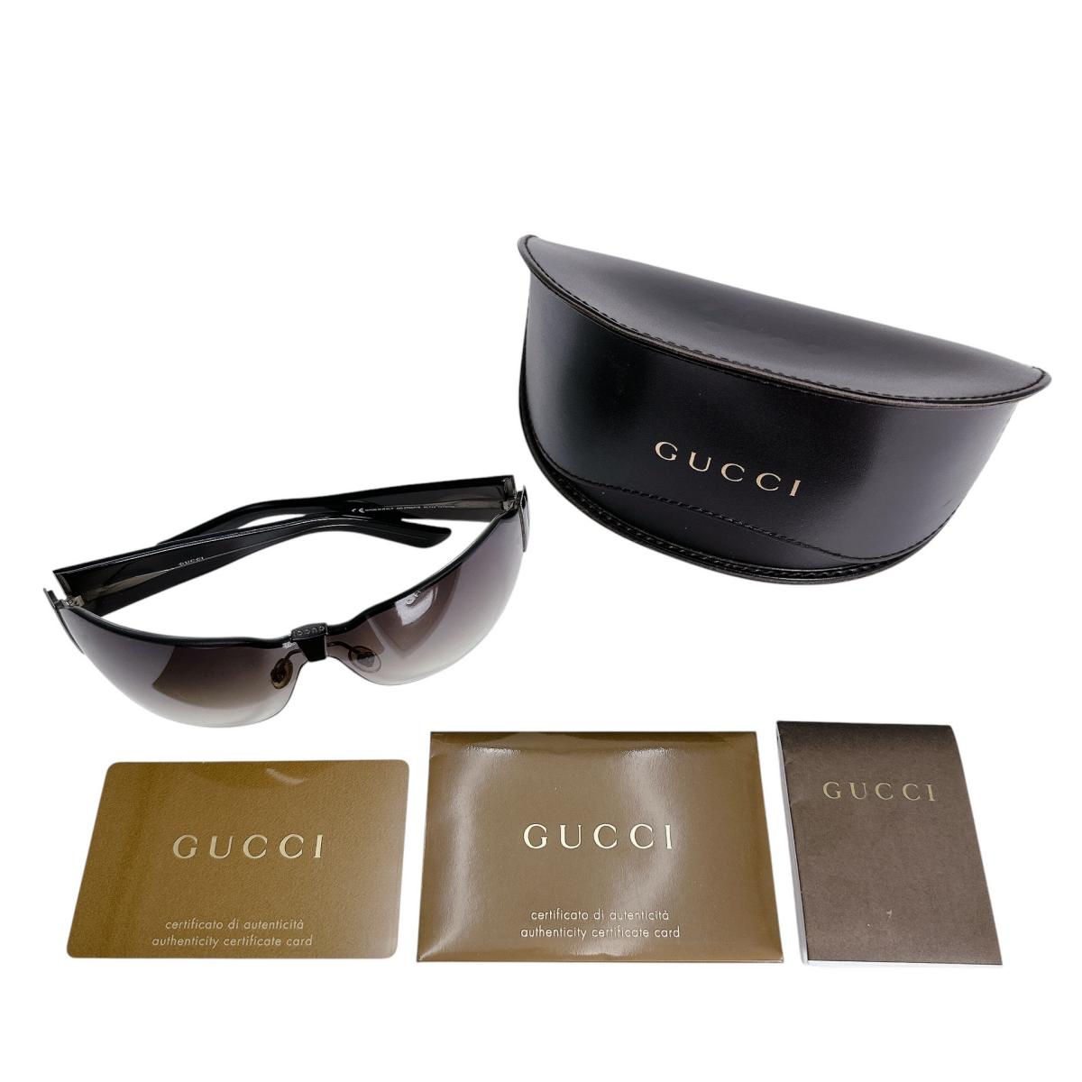 グッチ GUCCI サングラス
 グラデーションレンズ 74□01 115 RLT44 プラスチック GG2768/F/S ブラック 【SS】
 【中古】