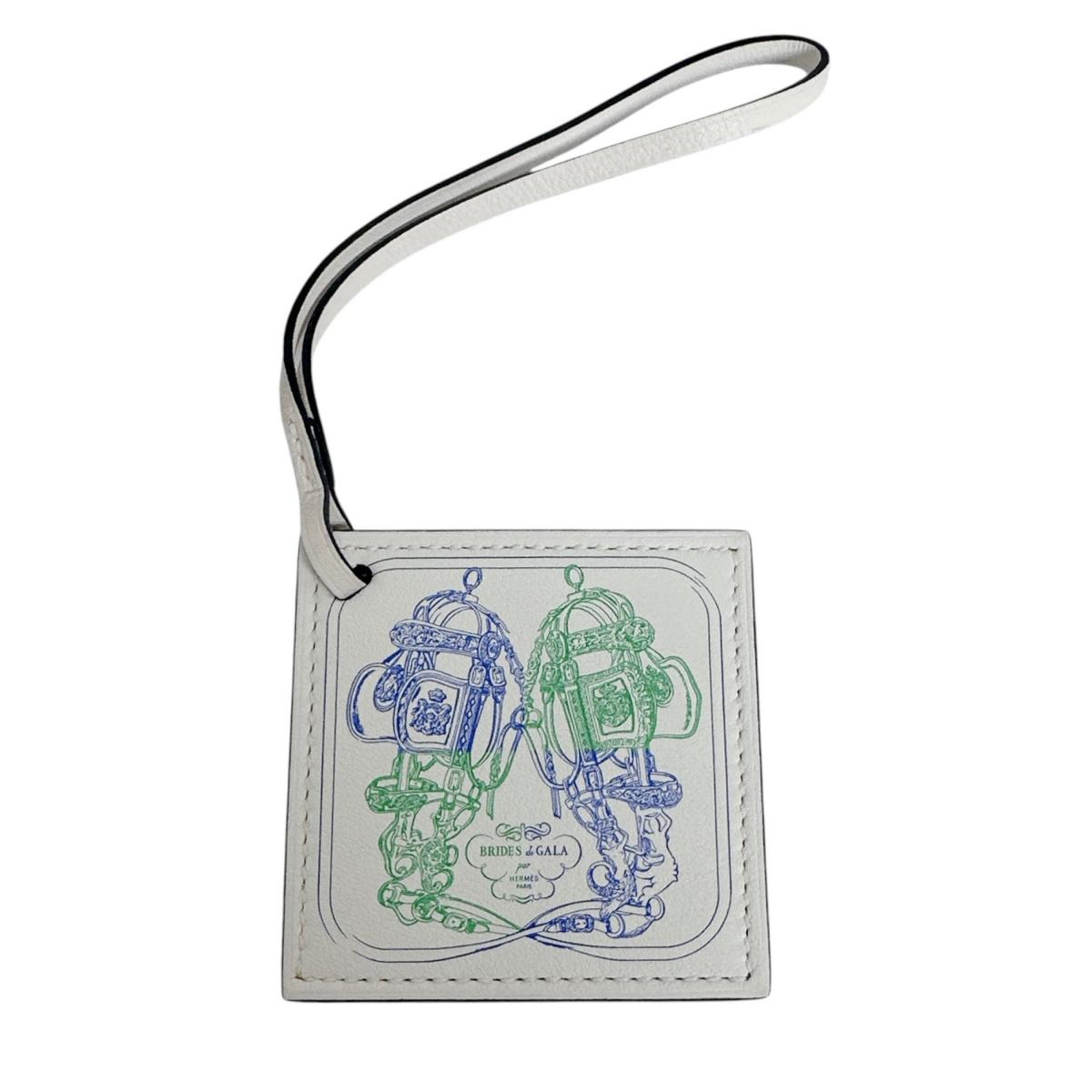 エルメス HERMES チャーム
 チャーム BRIDES de GALA カレナノ 080267CA ホワイト 【中古】