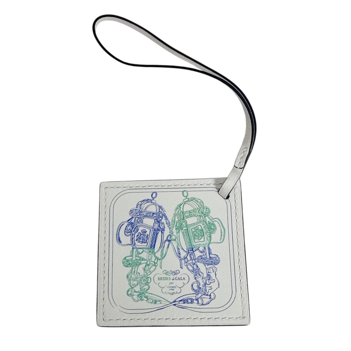 エルメス HERMES チャーム
 チャーム BRIDES de GALA カレナノ 080267CA ホワイト 【中古】