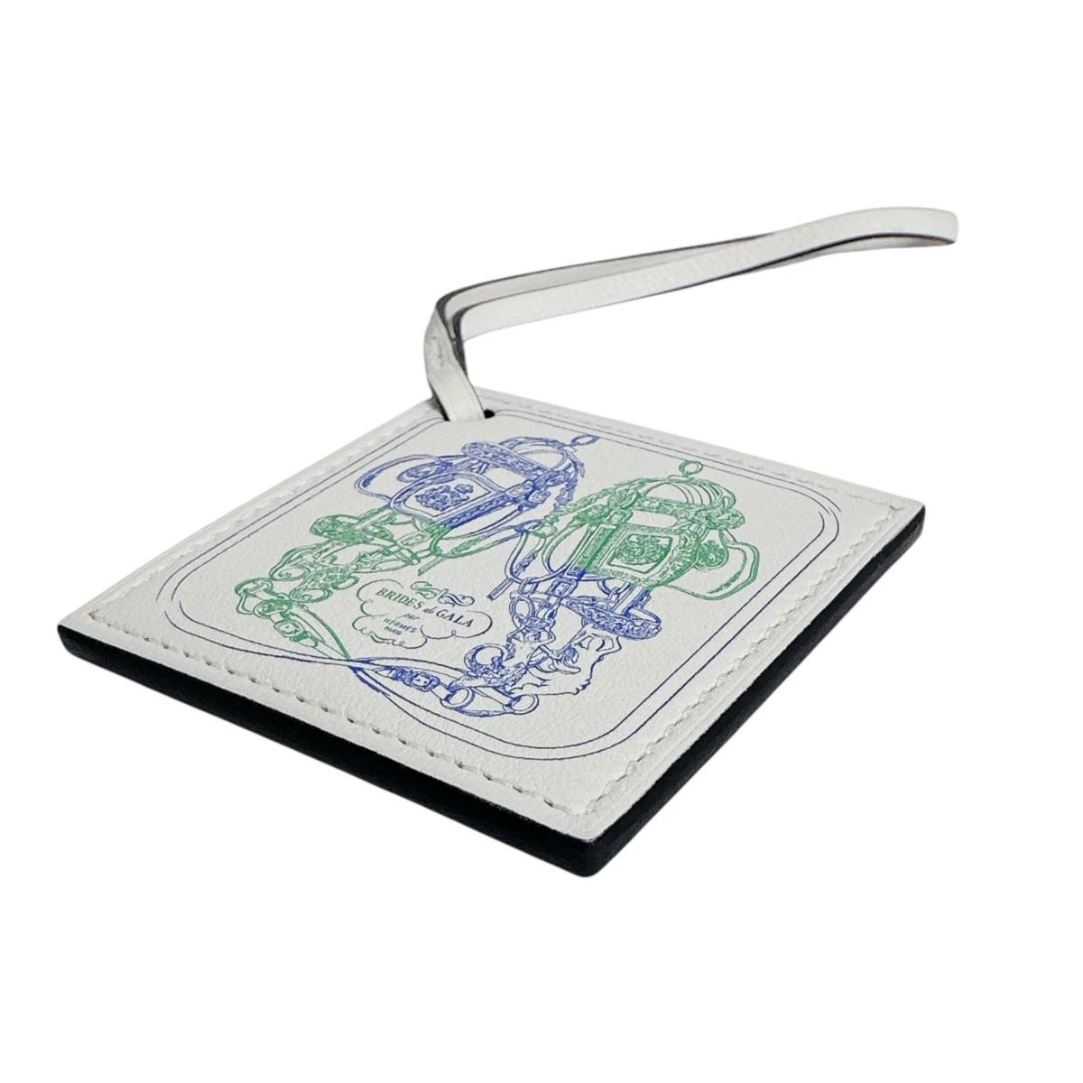 エルメス HERMES チャーム
 チャーム BRIDES de GALA カレナノ 080267CA ホワイト 【中古】
