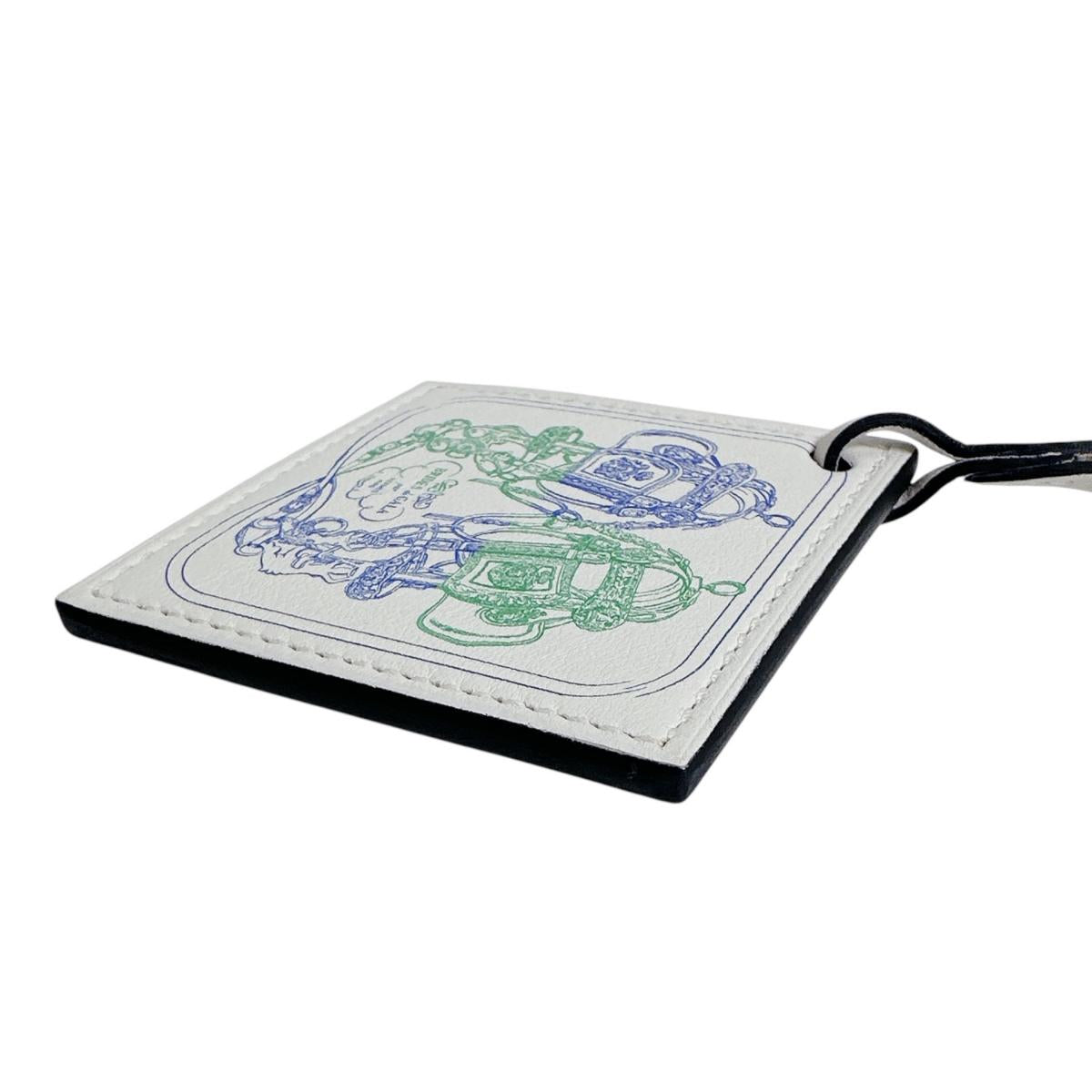 エルメス HERMES チャーム
 チャーム BRIDES de GALA カレナノ 080267CA ホワイト 【中古】
