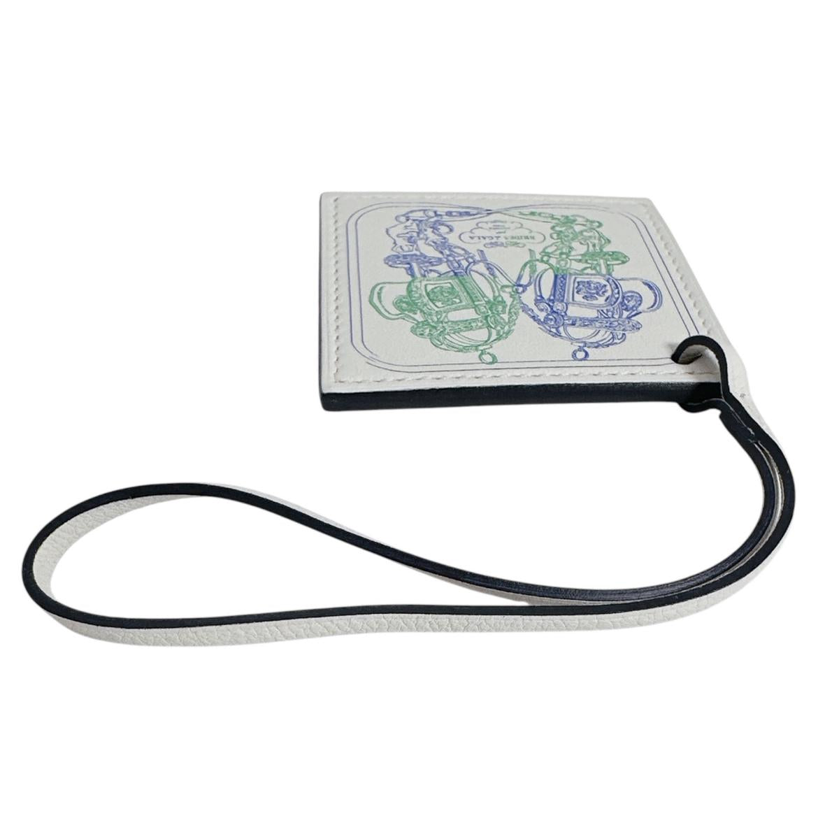 エルメス HERMES チャーム
 チャーム BRIDES de GALA カレナノ 080267CA ホワイト 【中古】