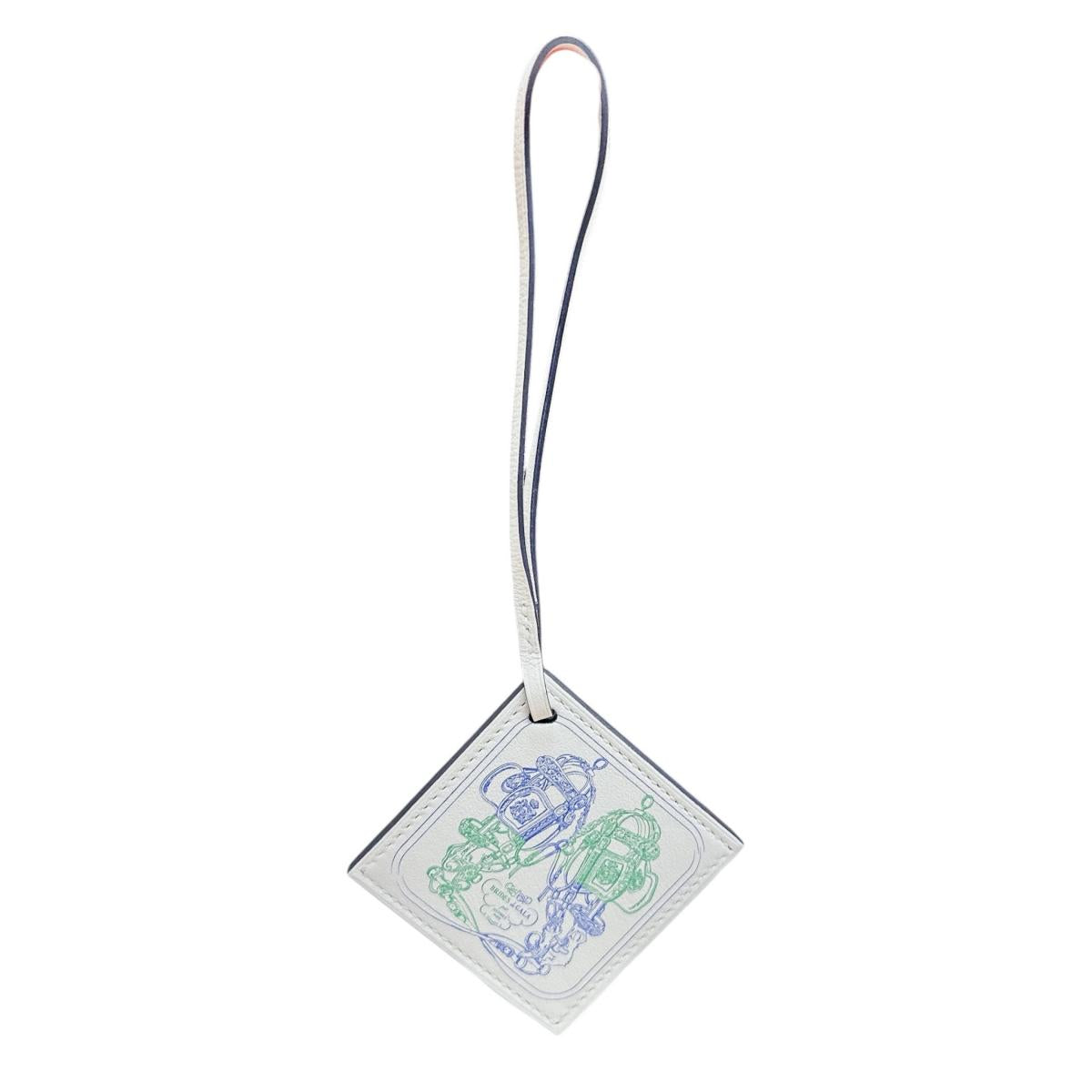 エルメス HERMES チャーム
 チャーム BRIDES de GALA カレナノ 080267CA ホワイト 【中古】
