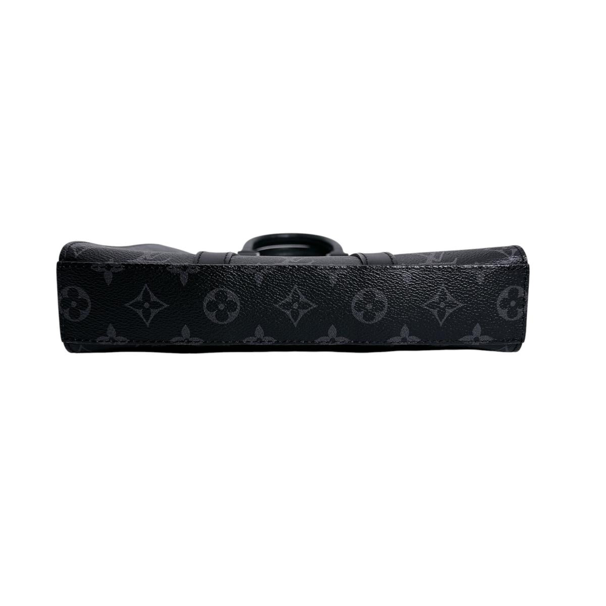 ルイヴィトン LOUIS VUITTON トートバッグ
 ショルダーバッグ モノグラム・エクリプス サックプラ・クロス モノグラムキャンバス M46098 ブラック LV
 【SS】
 【中古】