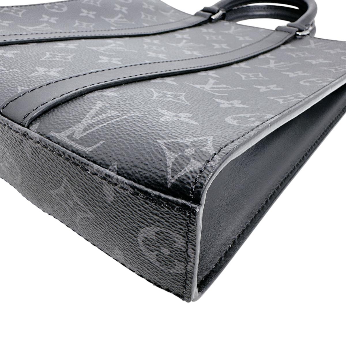ルイヴィトン LOUIS VUITTON トートバッグ
 ショルダーバッグ モノグラム・エクリプス サックプラ・クロス モノグラムキャンバス M46098 ブラック LV
 【SS】
 【中古】