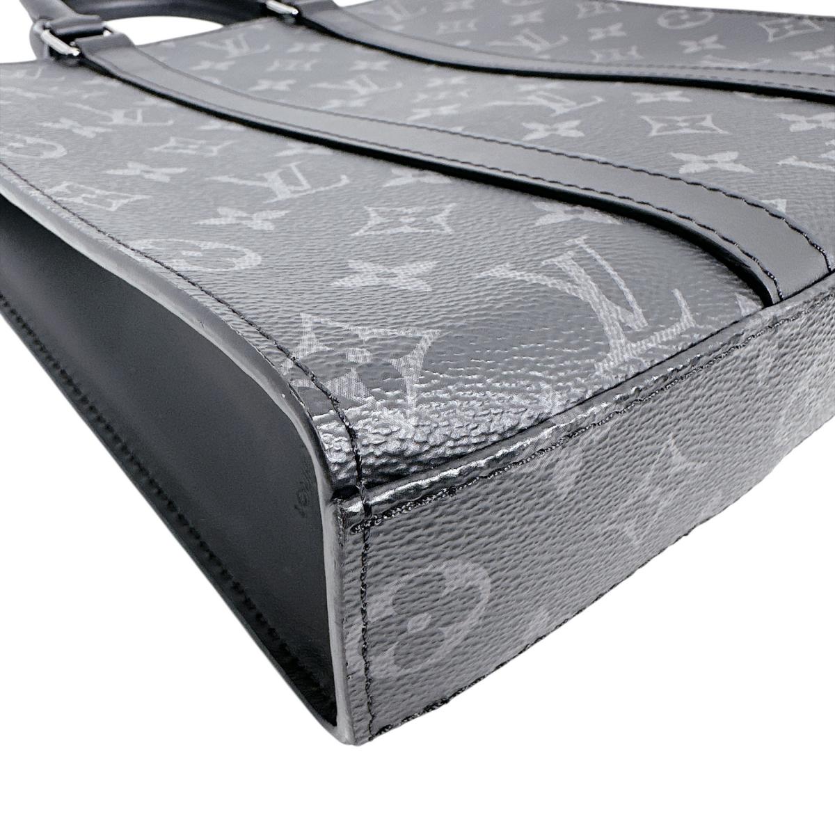 ルイヴィトン LOUIS VUITTON トートバッグ
 ショルダーバッグ モノグラム・エクリプス サックプラ・クロス モノグラムキャンバス M46098 ブラック LV
 【SS】
 【中古】