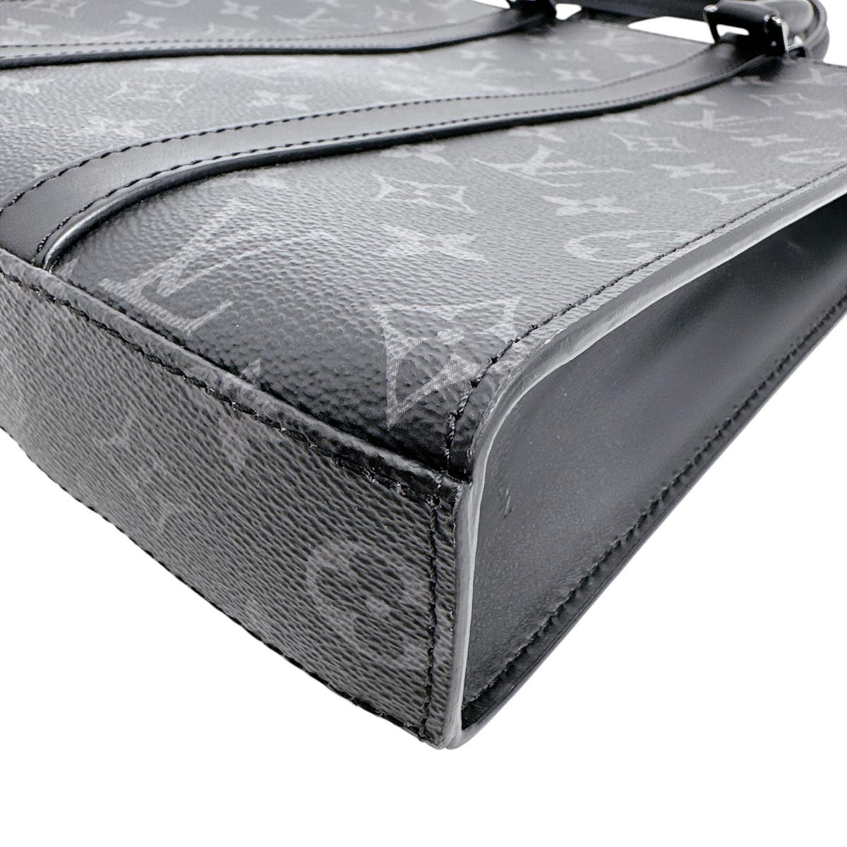 ルイヴィトン LOUIS VUITTON トートバッグ
 ショルダーバッグ モノグラム・エクリプス サックプラ・クロス モノグラムキャンバス M46098 ブラック LV
 【SS】
 【中古】