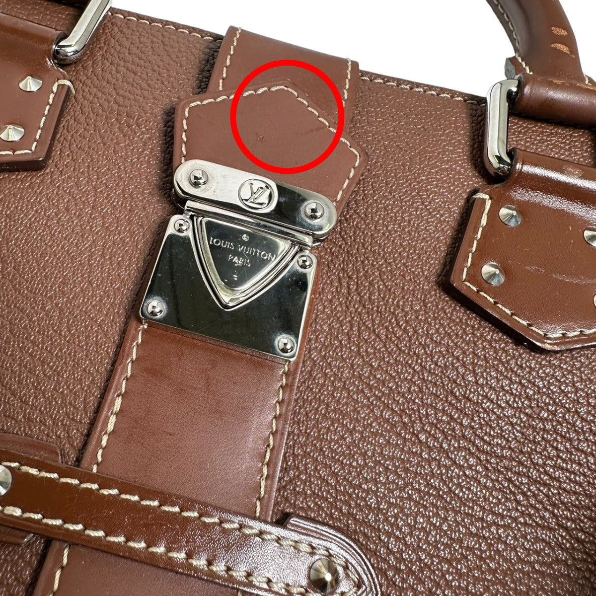 ルイヴィトン LOUIS VUITTON ハンドバッグ
 シエンヌ スハリ エパヌイPM 羊革 M91884 ブラウン LV
 【SS】
 【中古】