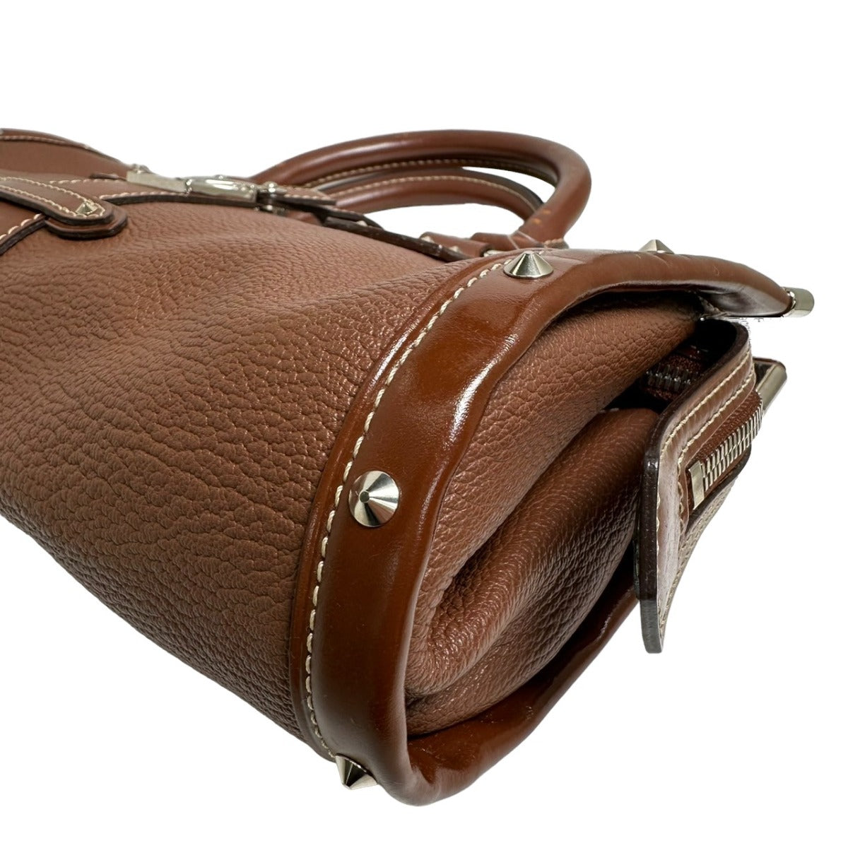 ルイヴィトン LOUIS VUITTON ハンドバッグ
 シエンヌ スハリ エパヌイPM 羊革 M91884 ブラウン LV
 【SS】
 【中古】