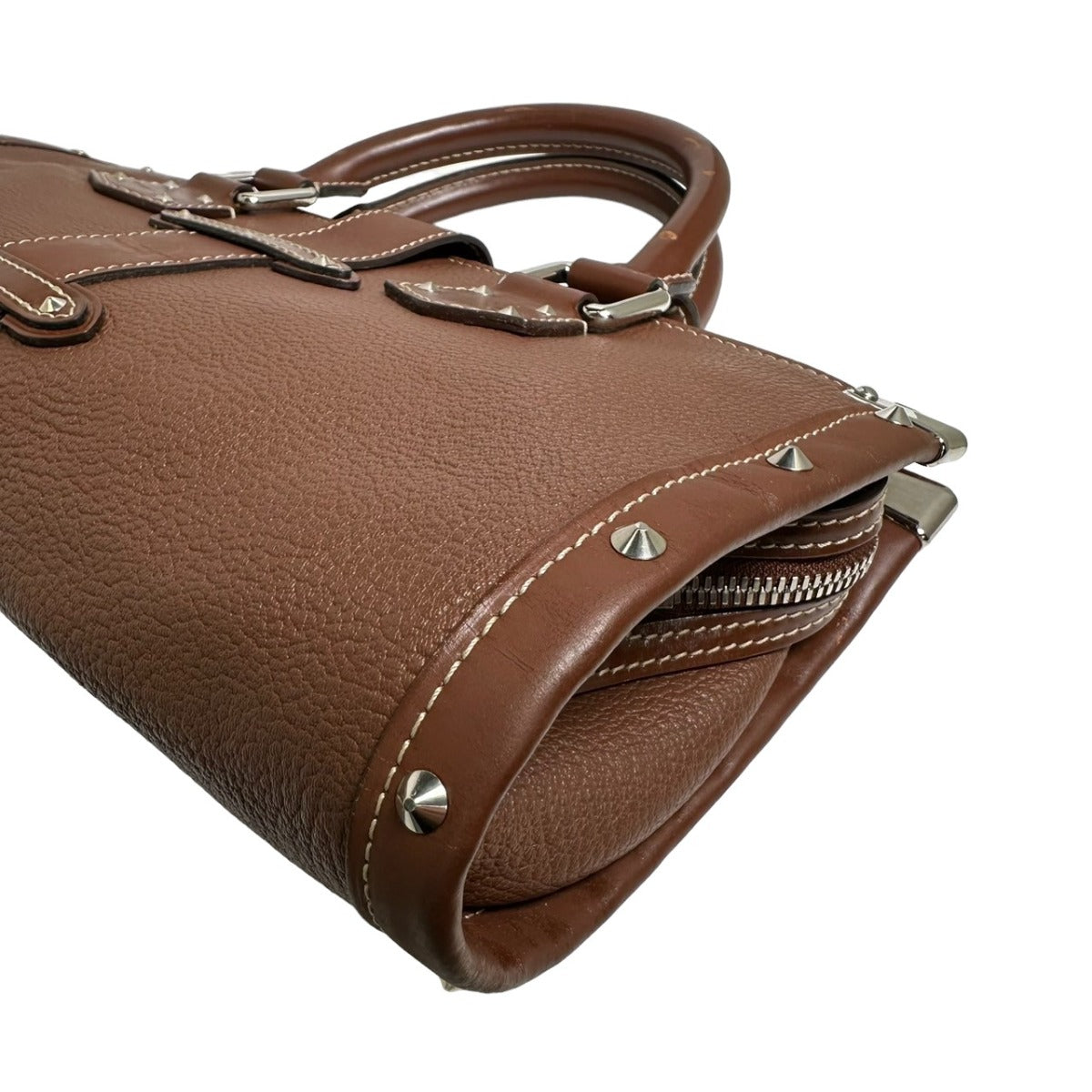 ルイヴィトン LOUIS VUITTON ハンドバッグ
 シエンヌ スハリ エパヌイPM 羊革 M91884 ブラウン LV
 【SS】
 【中古】