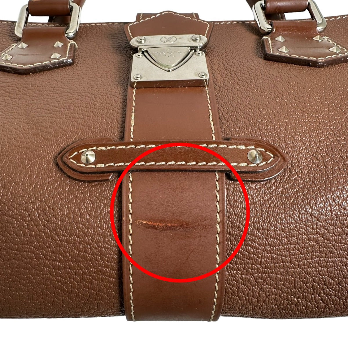 ルイヴィトン LOUIS VUITTON ハンドバッグ
 シエンヌ スハリ エパヌイPM 羊革 M91884 ブラウン LV
 【SS】
 【中古】