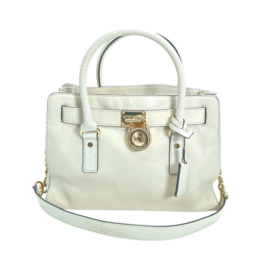 マイケルコース Michael Kors ハンドバッグ
 2WAYバッグ ショルダーバッグ レザー カーフ ホワイト 【SS】
 【中古】