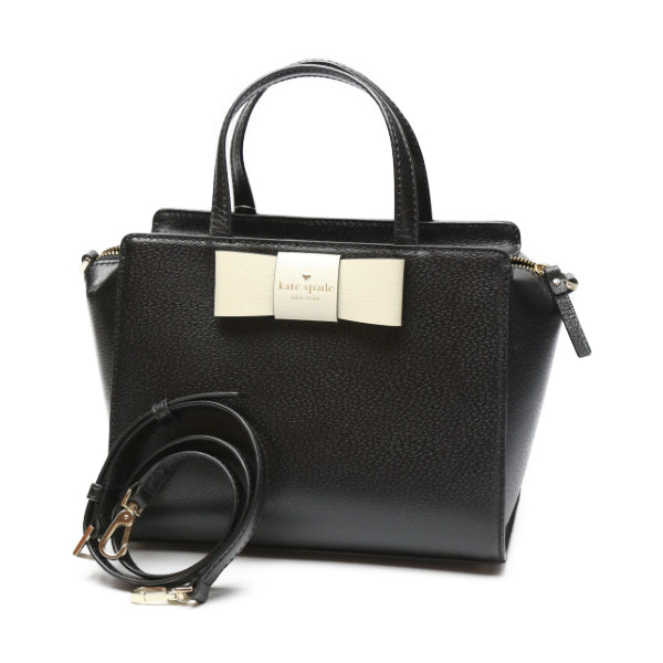 ケイトスペード Kate Spade ハンドバッグ
 ハンドバッグ CAMPLIN 2WAY レザー WKRU4025 黒/白 【SS】
 【中古】
