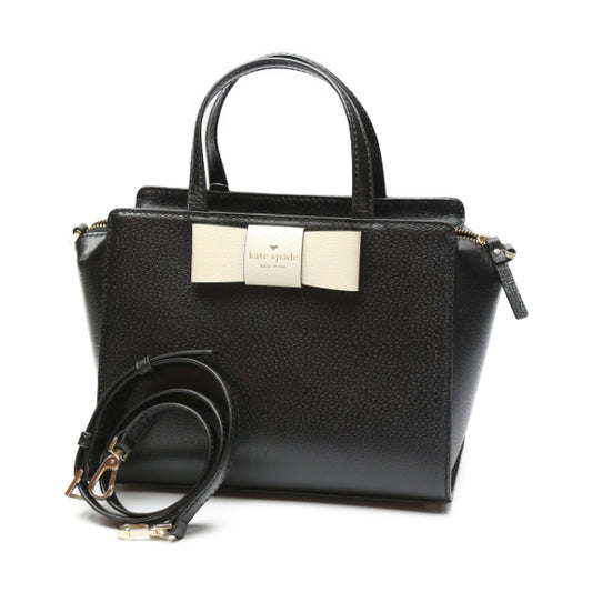 ケイトスペード Kate Spade ハンドバッグ
 ハンドバッグ CAMPLIN 2WAY レザー WKRU4025 黒/白 【SS】
 【中古】