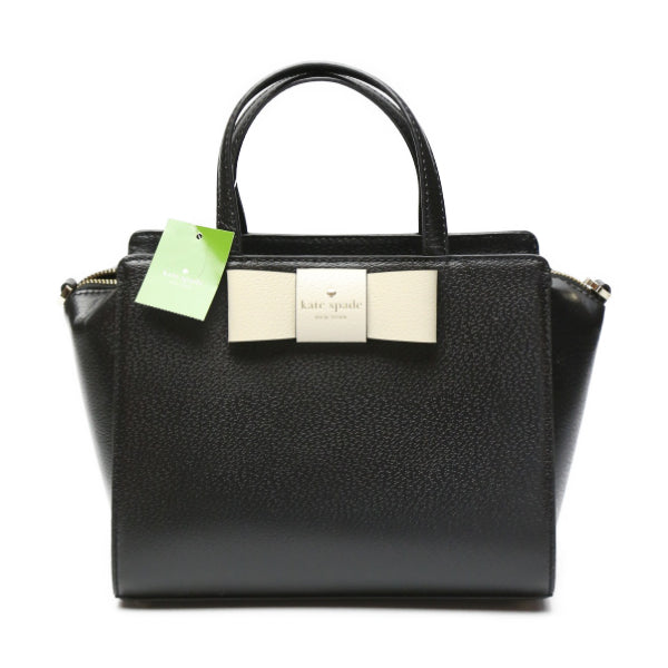 ケイトスペード Kate Spade ハンドバッグ
 ハンドバッグ CAMPLIN 2WAY レザー WKRU4025 黒/白 【SS】
 【中古】