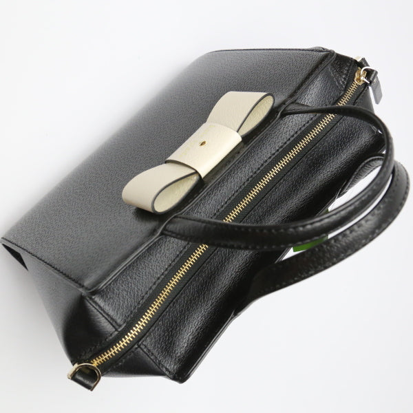 ケイトスペード Kate Spade ハンドバッグ
 ハンドバッグ CAMPLIN 2WAY レザー WKRU4025 黒/白 【SS】
 【中古】