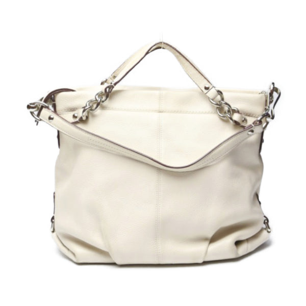 コーチ COACH ショルダーバッグ
 2WAY ハンドバッグ ショルダーバッグ レザー レザー F17165 クリーム 【SS】
 【中古】