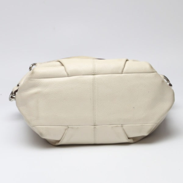 コーチ COACH ショルダーバッグ
 2WAY ハンドバッグ ショルダーバッグ レザー レザー F17165 クリーム 【SS】
 【中古】