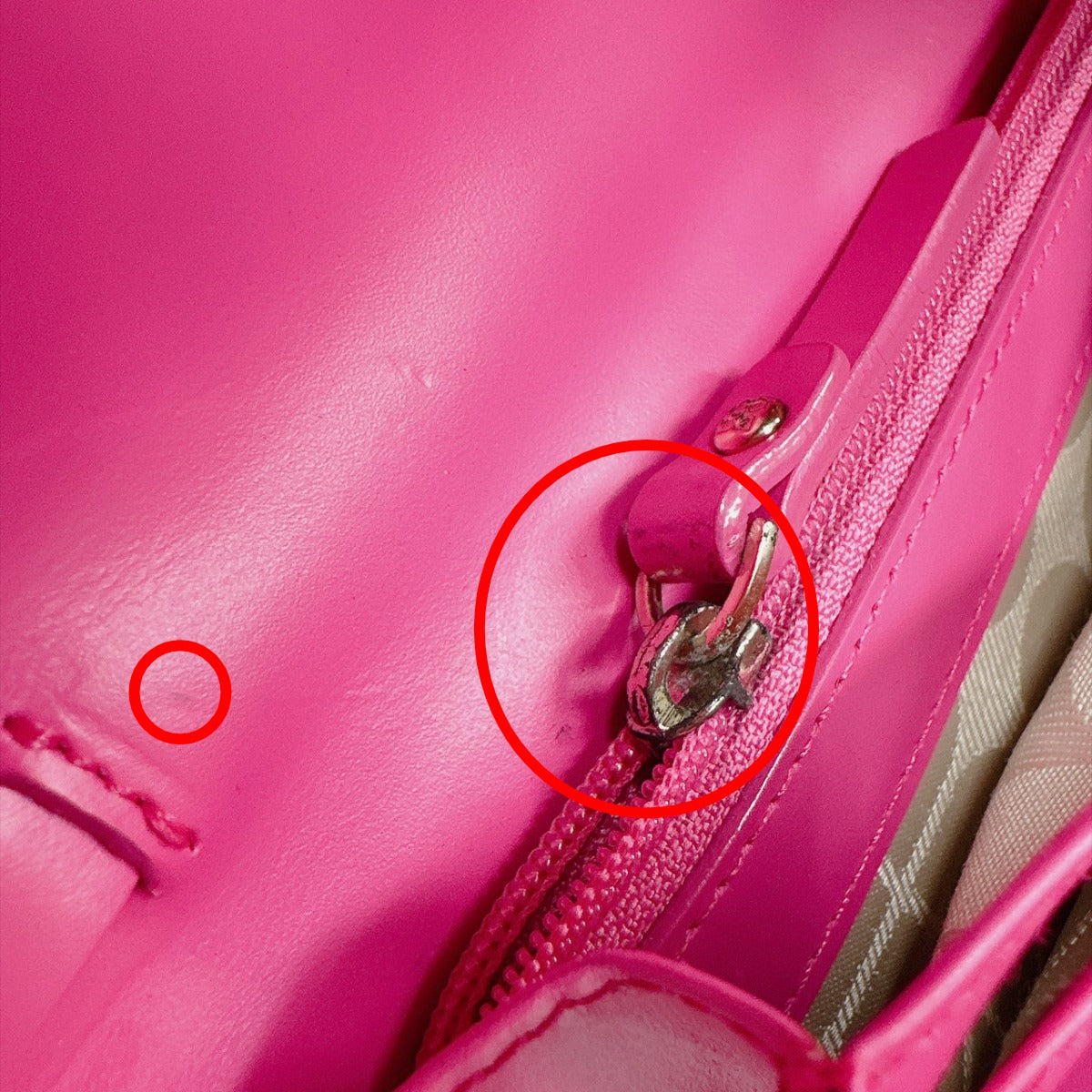 ケイトスペード Kate Spade 長財布
 チェーンウォレット 3つ折り長財布 ミニバッグ ゴールド×ピンク 【SS】
 【中古】