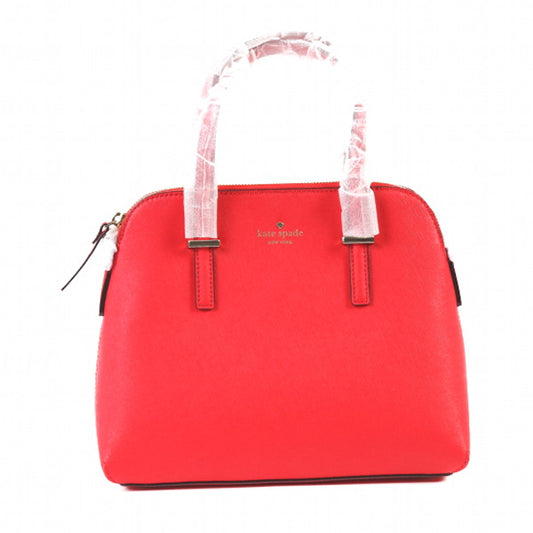 ケイトスペード Kate Spade ハンドバッグ
 Cedar Street Maise ショルダーストラップ付 2WAY レッド 【SS】
 【中古】