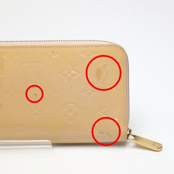 ルイヴィトン LOUIS VUITTON 長財布
 ラウンドファスナー ヴェルニ ジッピーウォレット モノグラムヴェルニ M90076 ローズアンジェリーク LV
 【SS】
 【中古】