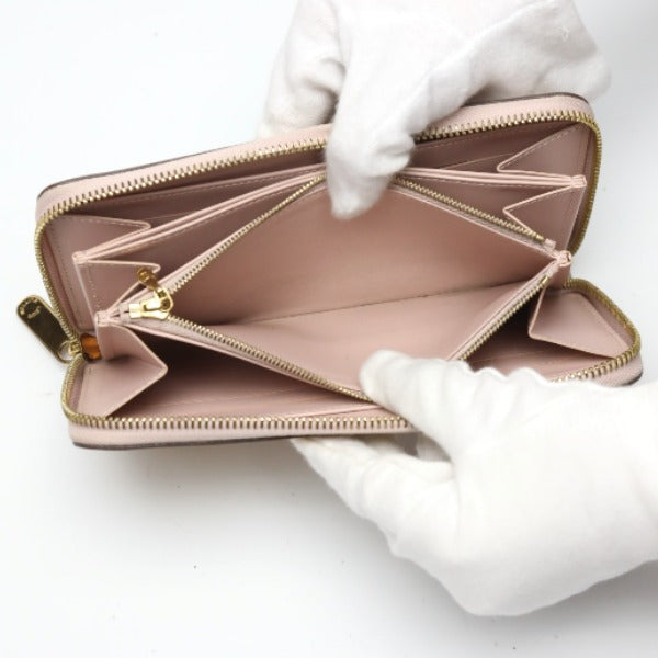 ルイヴィトン LOUIS VUITTON 長財布
 ラウンドファスナー ヴェルニ ジッピーウォレット モノグラムヴェルニ M90076 ローズアンジェリーク LV
 【SS】
 【中古】