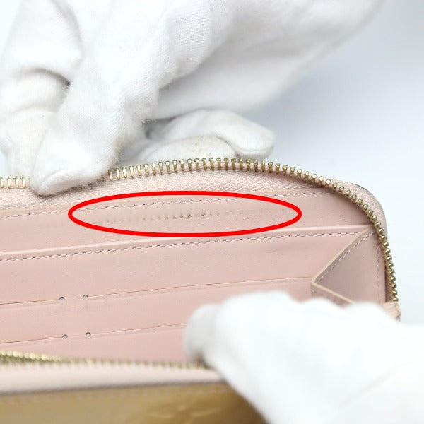 ルイヴィトン LOUIS VUITTON 長財布
 ラウンドファスナー ヴェルニ ジッピーウォレット モノグラムヴェルニ M90076 ローズアンジェリーク LV
 【SS】
 【中古】
