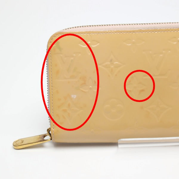 ルイヴィトン LOUIS VUITTON 長財布
 ラウンドファスナー ヴェルニ ジッピーウォレット モノグラムヴェルニ M90076 ローズアンジェリーク LV
 【SS】
 【中古】