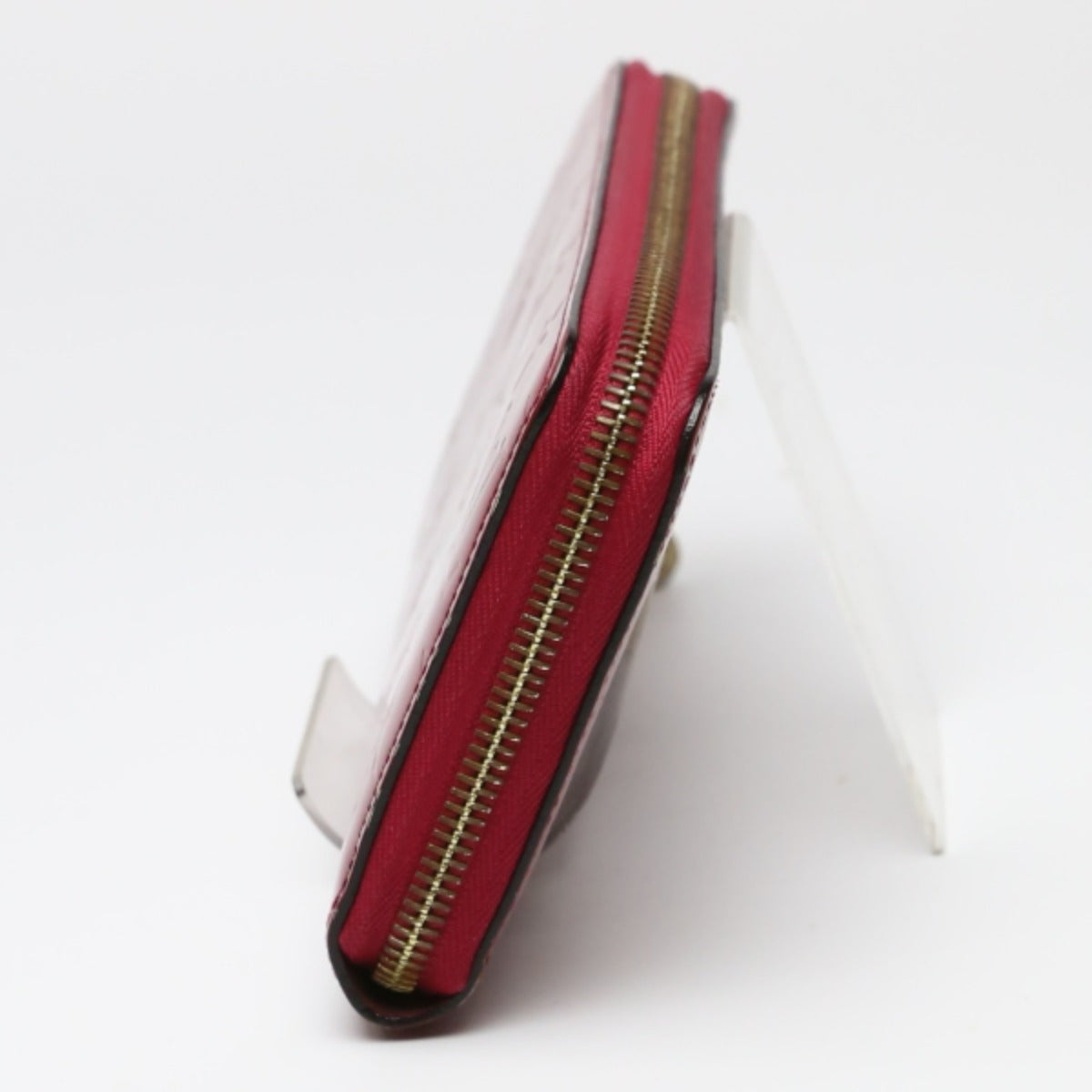 ルイヴィトン LOUIS VUITTON 長財布
 ラウンドファスナー ヴェルニ ジッピーウォレット モノグラムヴェルニ M61379 マゼンタ LV
 【SS】
 【中古】