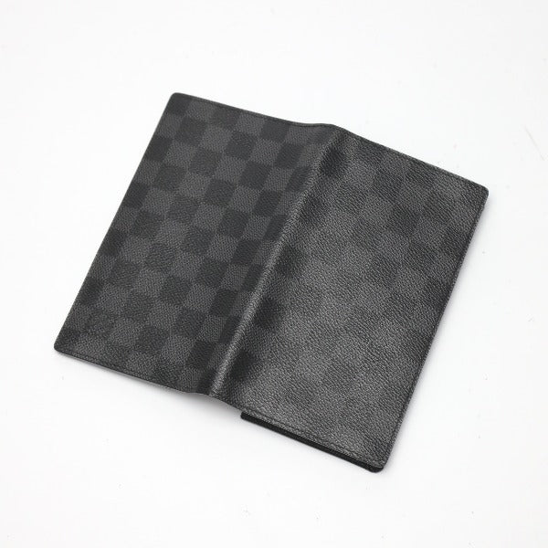 Louis Vuitton LOUIS VUITTON Long Wallet
 Damier Graphite Columbus Wallet Damier Canvas N63116 Damier Graphite LV
 [SS]
 【second hand】 