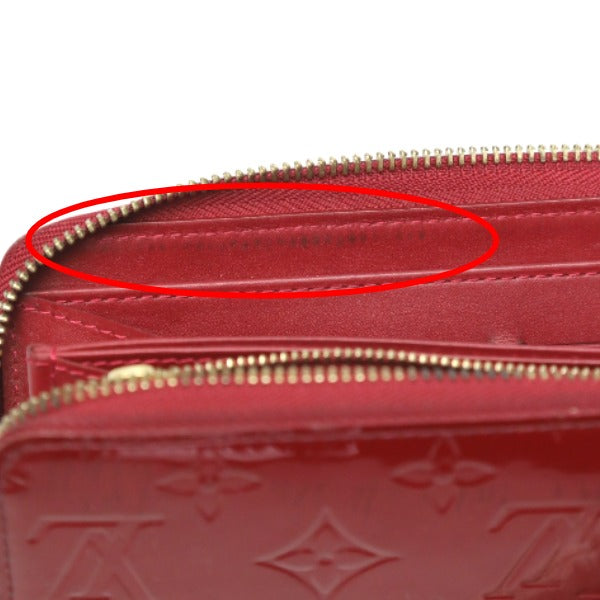 ルイヴィトン LOUIS VUITTON 長財布
 ラウンドファスナー ヴェルニ ジッピーウォレット モノグラムヴェルニ M91981 ポムダムール LV
 【SS】
 【中古】