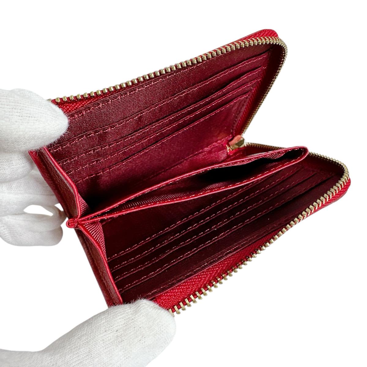 クロコダイル CROCODILE コインケース
 L字小銭入れ HENG LONG クロコダイル KS-606 ルビー 【SS】