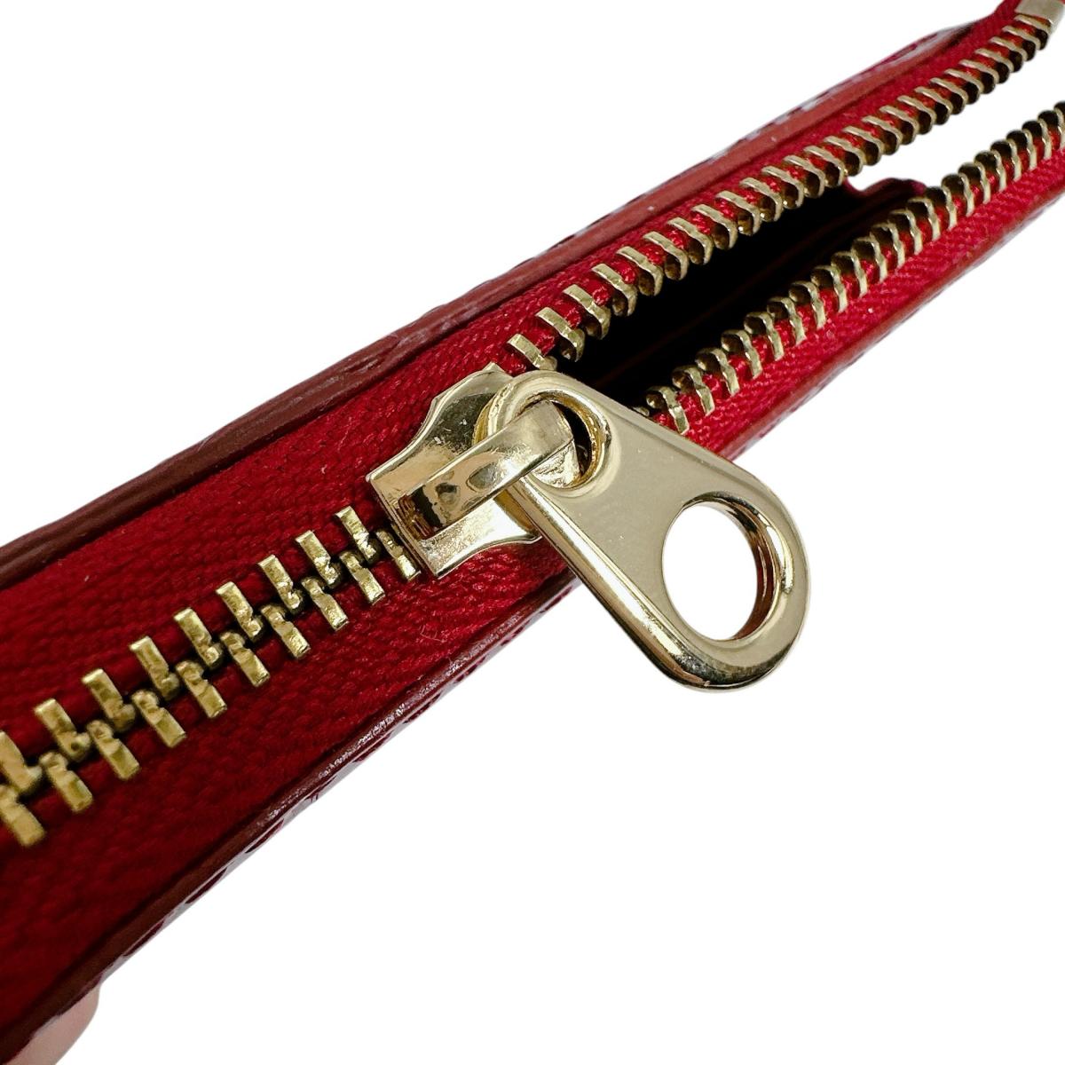 クロコダイル CROCODILE コインケース
 L字小銭入れ HENG LONG クロコダイル KS-606 ルビー 【SS】