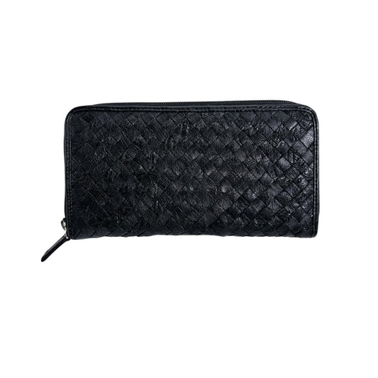 オーストリッチ ostrich 長財布
 長財布 ラウンドファスナー メッシュ 0766MH ブラック 【SS】