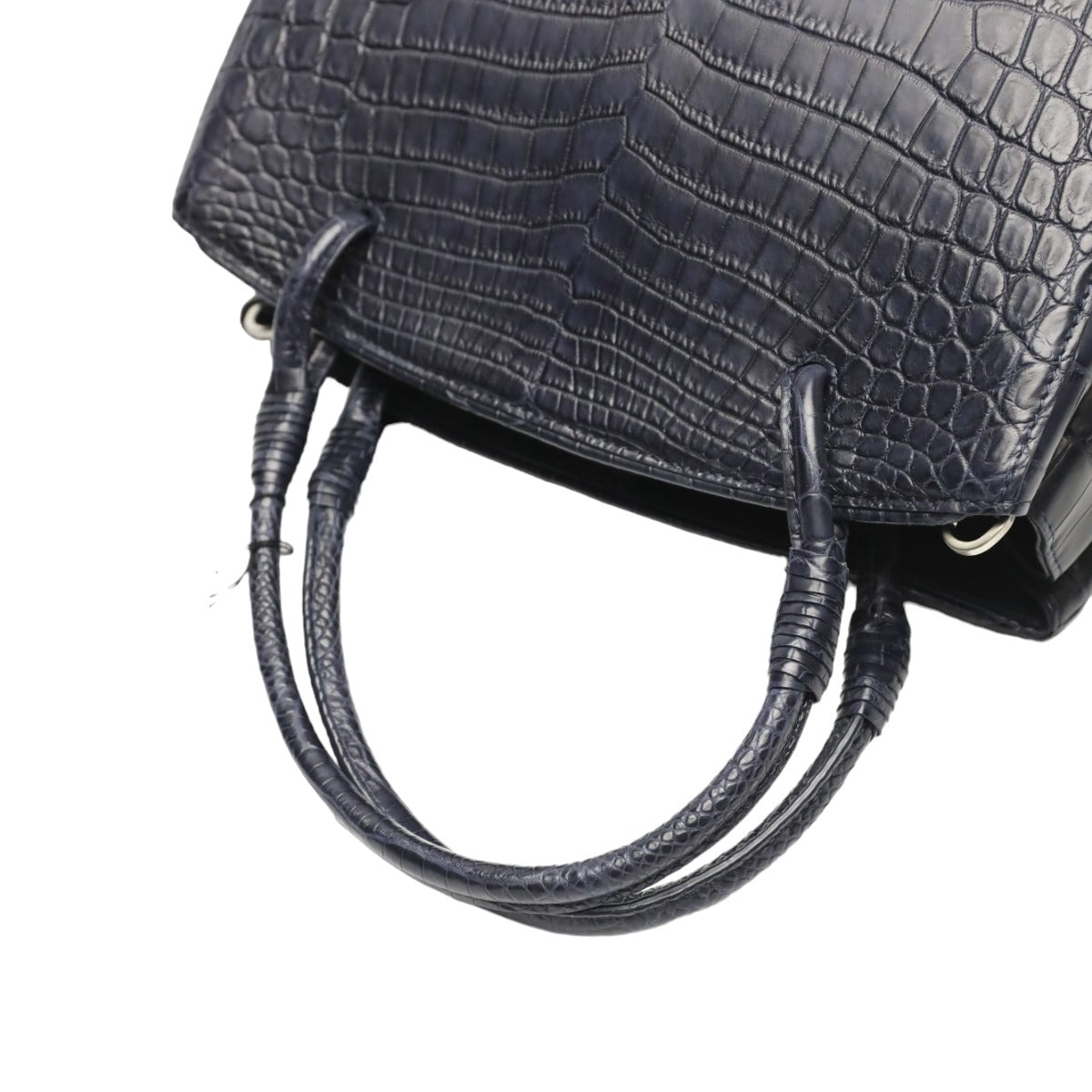 Handbags 
2WAY Matte Crocodile Shoulder Bag Crocodile 5885 Navy [SS] 