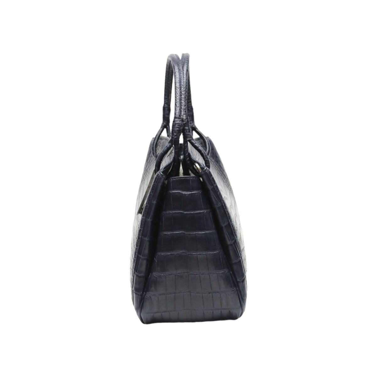 Handbags 
2WAY Matte Crocodile Shoulder Bag Crocodile 5885 Navy [SS] 