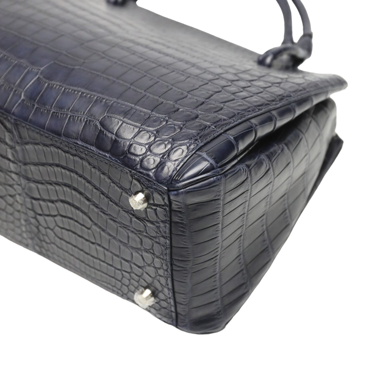 Handbags 
2WAY Matte Crocodile Shoulder Bag Crocodile 5885 Navy [SS] 
