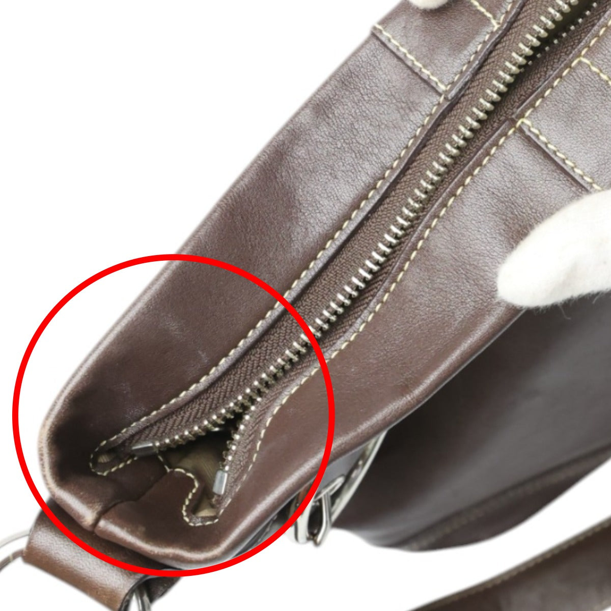 コーチ COACH ショルダーバッグ
 レザーソフトダッフル 斜めかけ 肩掛け レザー 1452 ダークブラウン 【SS】
 【中古】