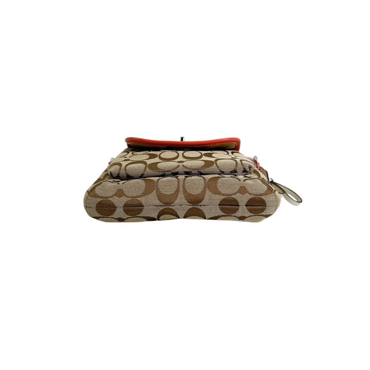 Coach shoulder bag
 Crossbody Signature Leather Brown x Pink [SS]
 【second hand】 