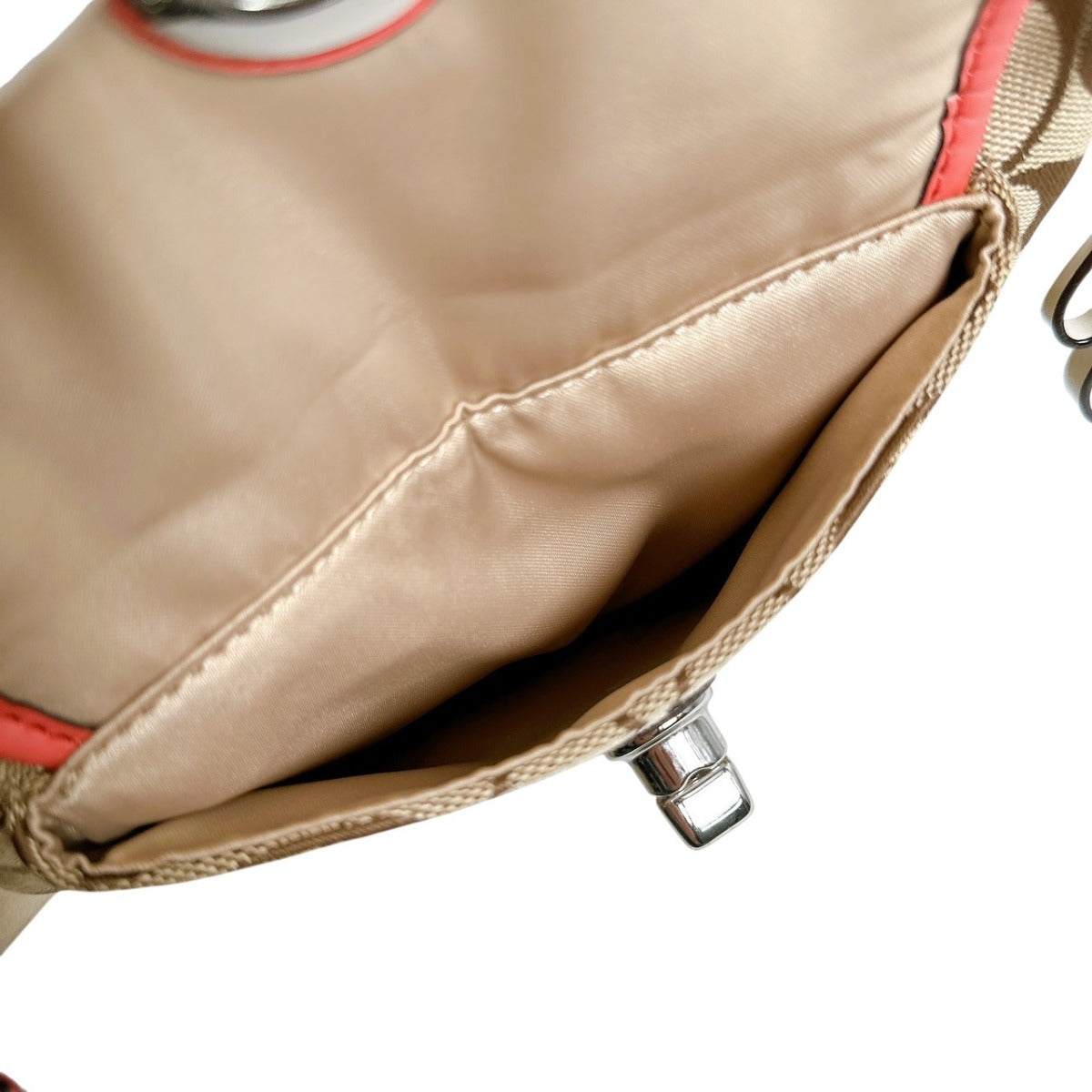 Coach shoulder bag
 Crossbody Signature Leather Brown x Pink [SS]
 【second hand】 