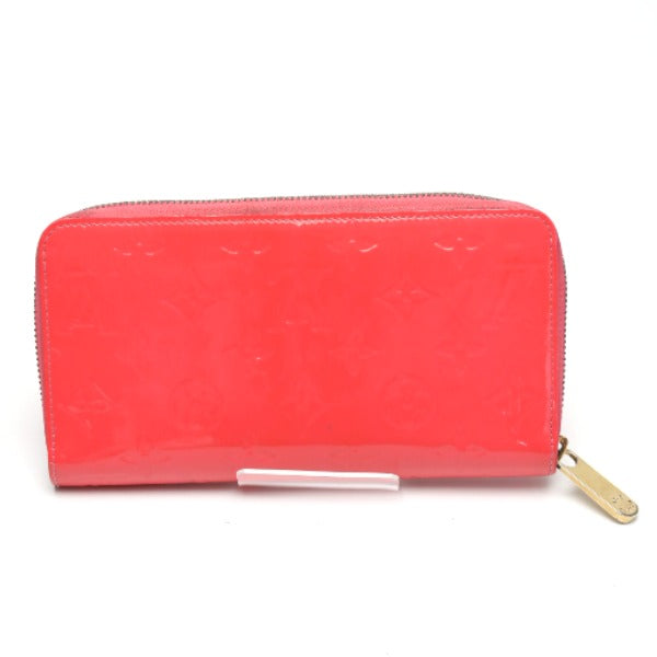 ルイヴィトン LOUIS VUITTON 長財布
 ラウンドファスナー ヴェルニ ジッピーウォレット モノグラムヴェルニ M93202 ローズリッチ LV
 【SS】
 【中古】