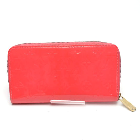 ルイヴィトン LOUIS VUITTON 長財布
 ラウンドファスナー ヴェルニ ジッピーウォレット モノグラムヴェルニ M93202 ローズリッチ LV
 【SS】
 【中古】