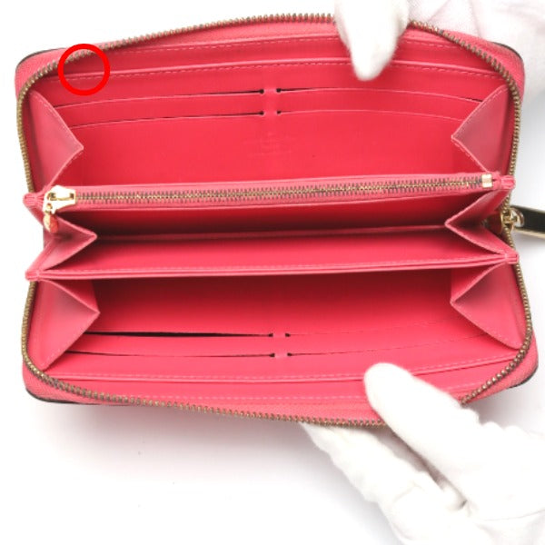 ルイヴィトン LOUIS VUITTON 長財布
 ラウンドファスナー ヴェルニ ジッピーウォレット モノグラムヴェルニ M93202 ローズリッチ LV
 【SS】
 【中古】