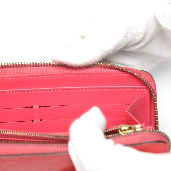 ルイヴィトン LOUIS VUITTON 長財布
 ラウンドファスナー ヴェルニ ジッピーウォレット モノグラムヴェルニ M93202 ローズリッチ LV
 【SS】
 【中古】