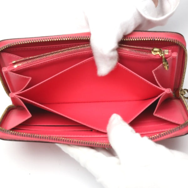ルイヴィトン LOUIS VUITTON 長財布
 ラウンドファスナー ヴェルニ ジッピーウォレット モノグラムヴェルニ M93202 ローズリッチ LV
 【SS】
 【中古】