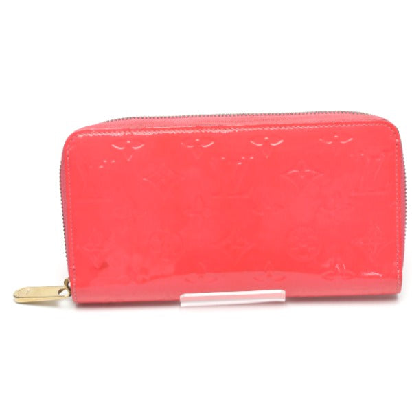 ルイヴィトン LOUIS VUITTON 長財布
 ラウンドファスナー ヴェルニ ジッピーウォレット モノグラムヴェルニ M93202 ローズリッチ LV
 【SS】
 【中古】