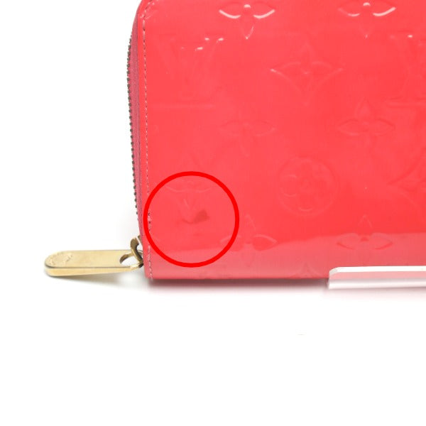 ルイヴィトン LOUIS VUITTON 長財布
 ラウンドファスナー ヴェルニ ジッピーウォレット モノグラムヴェルニ M93202 ローズリッチ LV
 【SS】
 【中古】