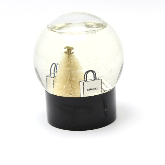 CHANEL Objects
 Snow globe novelty glass black [SS]
 【second hand】 